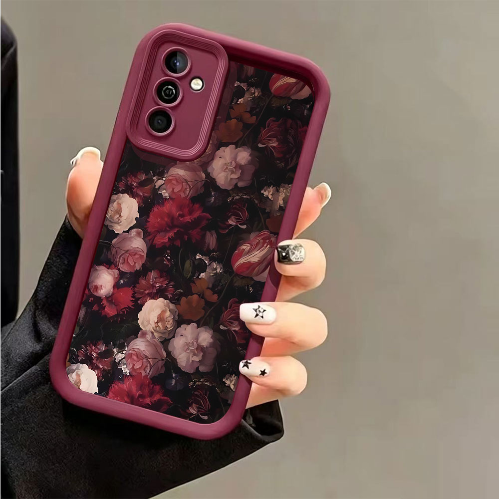 ワインレッドのバラ柄スマホケース Samsung Galax - Wine & Beer Shop Photos のレビューと価格