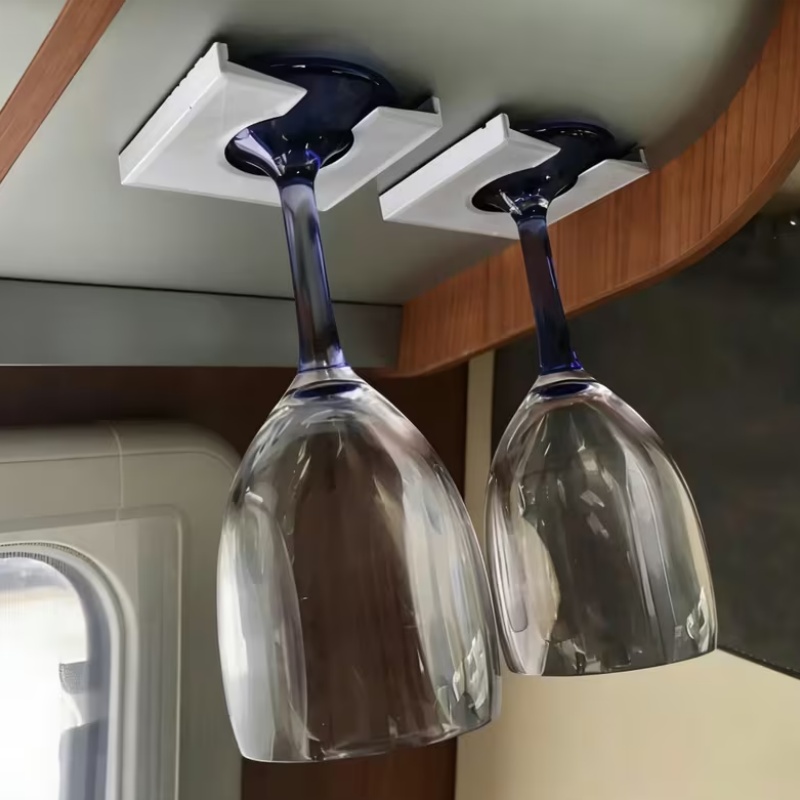 2pc RV キャンピングカーワインカップホルダー 自己粘着 - Wine & Beer Shop Photos のレビューと価格
