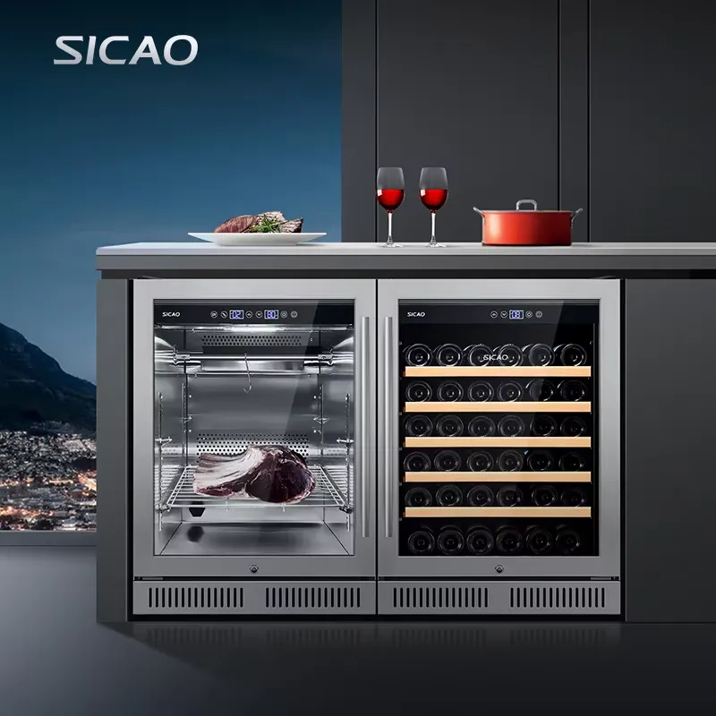 アンダーカウンター ドライエイジング冷蔵庫 ワインビールクー - Wine Beer Fridge Dual Zone のレビューと価格