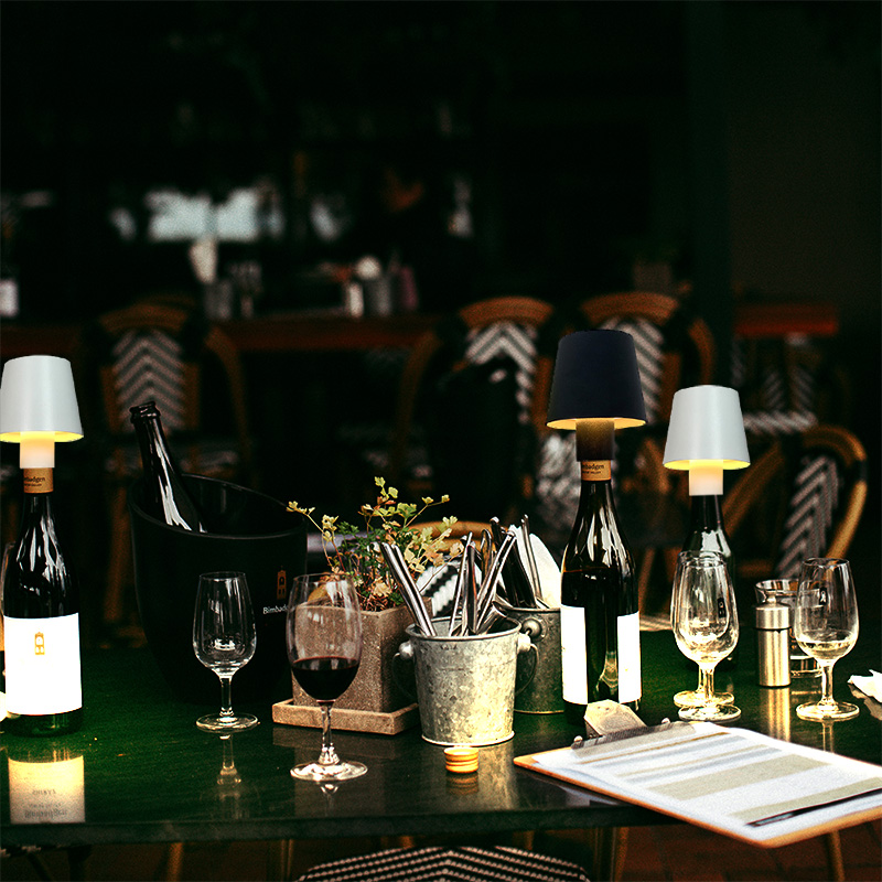 ホームデコレーション調光可能充電式クリスマスワインボトルラン - Wine & Beer Shop Photos のレビューと価格